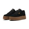 Sneaker PUMA "KARMEN II IDOL SD", Gr. 38,5, schwarz (puma schwarz, puma schwarz, puma gold), sportlich, Schuhe