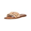 Pantolette INUOVO "INUOVO Pantoletten Leder", Damen, Gr. 38, beige (natur), Leder, casual, Schuhe