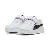 Sneaker PUMA "COURT CLASSIC CLEAN AC+ INF", Gr. 22, schwarz-weiß (puma weiß, puma schwarz), Synthetik, sportlich, Schuhe