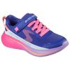 Sneaker SKECHERS "WAVE 92", Kinder, Gr. 32, bunt (navy multi), Lederimitat, Textil, kontrastfarbene Details, sportlich, Schuhe, Halbschuh mit Klettverschluss, Größenschablone zum Download