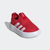 Slip-On Sneaker ADIDAS SPORTSWEAR "BUBBLECOMFY KIDS", Gr. 26, rot (better scarlet, cloud weiß, core schwarz), Textil, sportlich, Schuhe, für Kinder