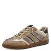 Slip-On Sneaker TAMARIS, Damen, Gr. 41, gold (goldfarben kombiniert), Lederimitat, metallic, sportlich, Schuhe, Freizeitschuh, Halbschuh, Schlupfschuh in veganer Verarbeitung