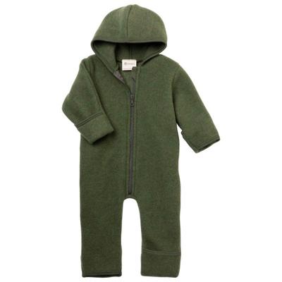 Engel - Baby-Overall mit Kapuze und Reißverschluss - Overall Gr 62/68 oliv