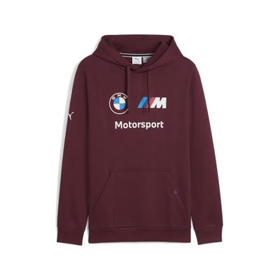 Hoodie PUMA "BMW M Motorsport Fleece Hoodie Herren", Herren, Gr. S, ruby shimmer rot, Obermaterial: 68% Baumwolle, 32% Polyester; Kapuzenfutter: 100% Baumwolle; Rippe: 3% Elasthan, 97% Baumwolle, normal, Rundhals, Langarm, Sweatshirts Image
