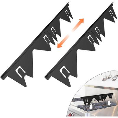 2 Pack Stove Gap Covers Stainless Steel Kitchen Counter Gap Filler Strip Easy to Clean Heat Resistant Seam Cover Between Stove and Countertop