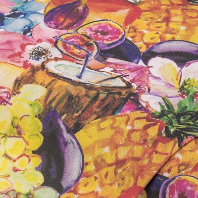 Baumwoll-Canvas Tropic Früchte, bunt Image