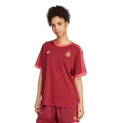 Germany adidas Travel T-Shirt - Burgunderrot - Frauen Image