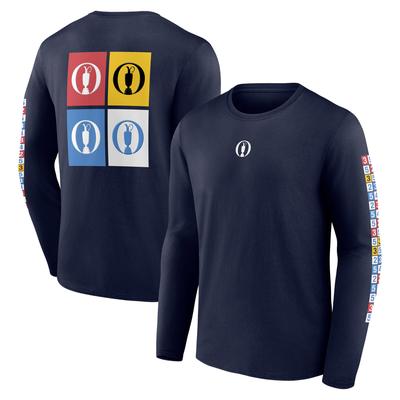 The Open 153. Royal Portrush Scoreboard Grafik-Langarm-T-Shirt Image