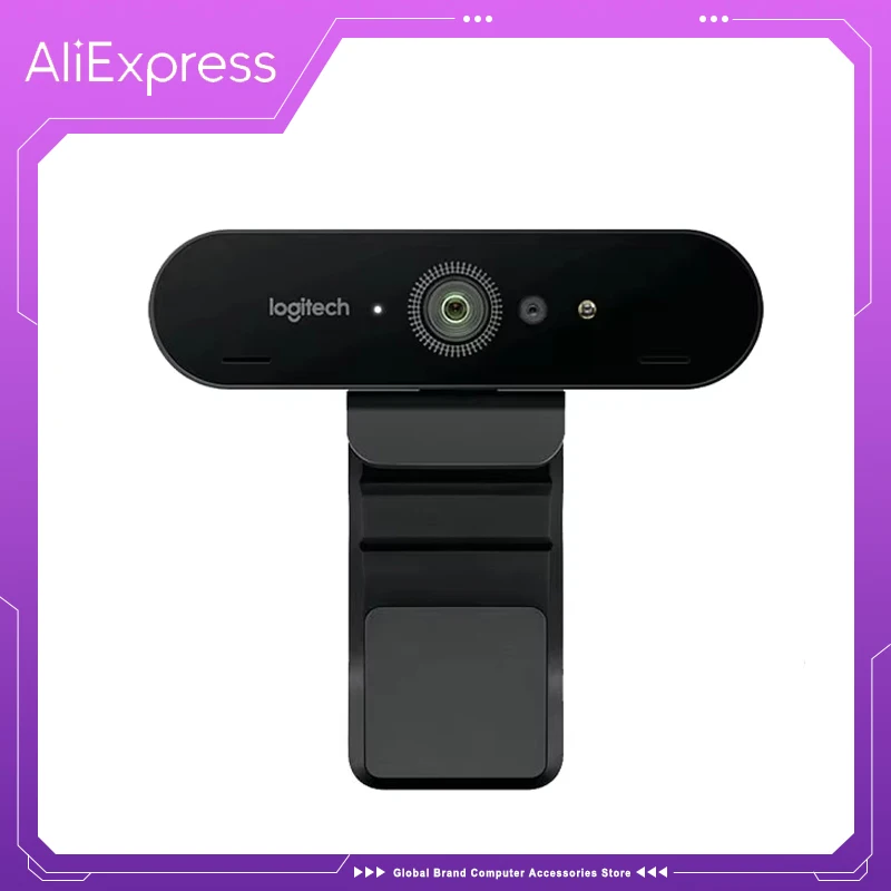 Logitech BRIO C1000e 4K Ultra HD 1080p Webcam Microphone intégré Caméra grand angle Webcam de vidéoconférence