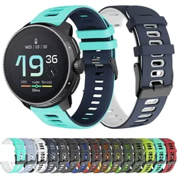 Bracelet de sport en Silicone, 20mm 22mm, pour SUUNTO VERTICAL, SUUNTO 9 5 PEAK PRO 3, Fitness RACE DLC, accessoires souples
