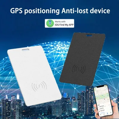 GPS Locator Bluetooth Anti Loss GPS Tracking Card for Find My APP IOS Smart Mini Tag Luggage Key Finder Wallet Phone Tracker