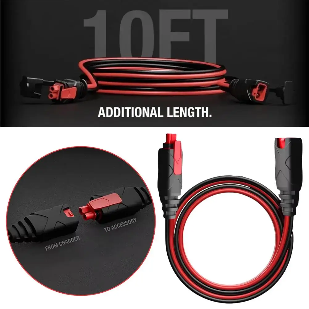 Für NOCO GC004 X-Connect 10ft Verlängerung Kabel Smart Batterie Ladegerät Zubehör Für Genius Serie Wetterfeste Ladekabel Image