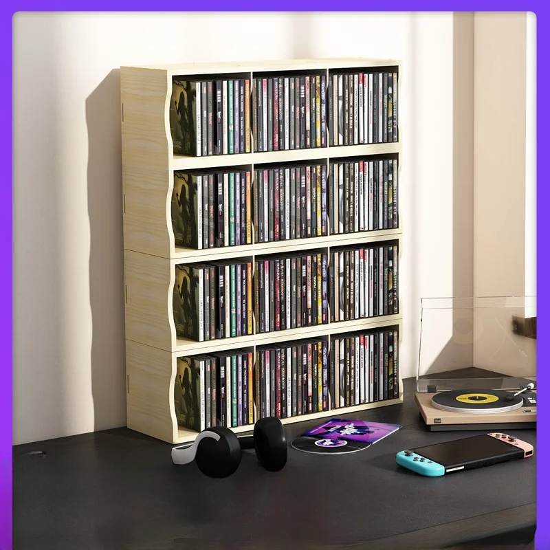 Album Display Stand Tape Disc Storage Box PS Game Organizer Honey Can Do Brand from Mainland China Jiangsu Province