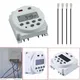 Temporizzatori digitali DC/AC 12V 16A Display LCD 7 giorni settimanali timer programmabile interruttore tempo relè controllo temporizzato spegnimento interruttore ciclo