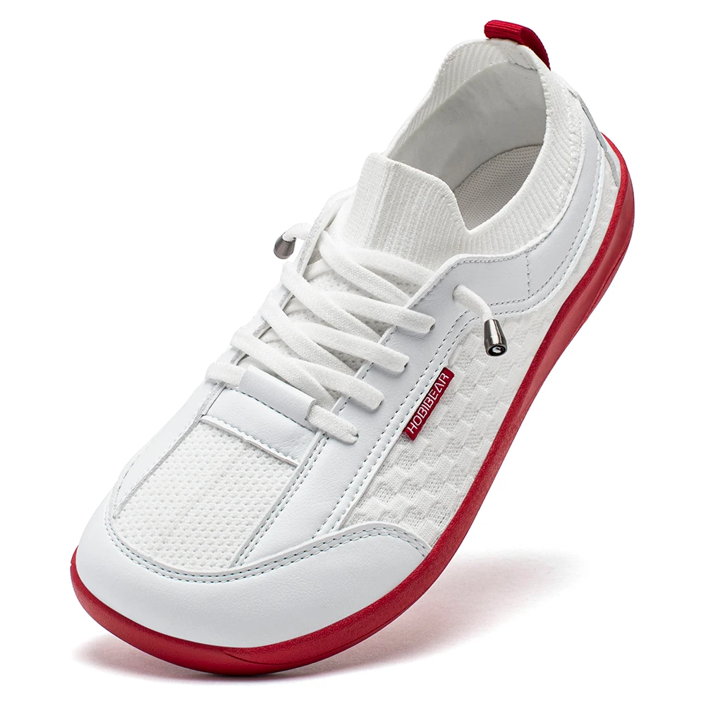 HOBIBEAR Herren Barfußschuhe Damen Slip On Wide Toe Walking Sneaker | Zero Drop Sole | Leichte, atmungsaktive, minimalistische Schuhe Image