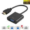 Adattatore HDMI-Compatibile a VGA Full HD 1080P Convertitore cavo HDMI a VGA HDMI maschio a VGA femmina per PS4 Xbox Tablet Laptop PC TV