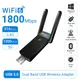 BT5.3 1800Mbps WiFi 6 Adattatore USB 5G/2.4GHz USB3.0 Dongle Wi-Fi Wireless 802.11ax Scheda di Rete Guadagno Antenna Per Windows 10 11