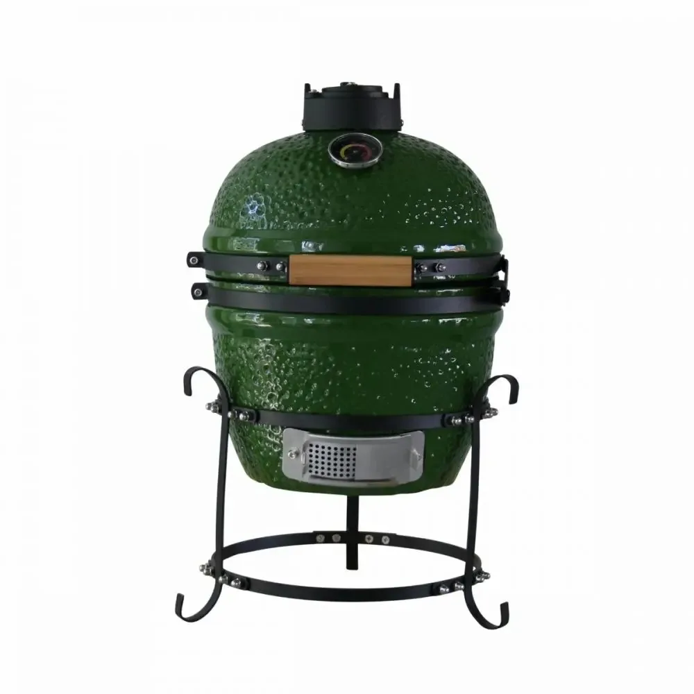 Keramik-Ei Kamado, Outdoor, Küche, Garten, Grill, 13, 18, 21, 23, 24, 27, 29 Zoll, sphärischer Pellet-Räucherofen, Camping-Grill, Asadores Image