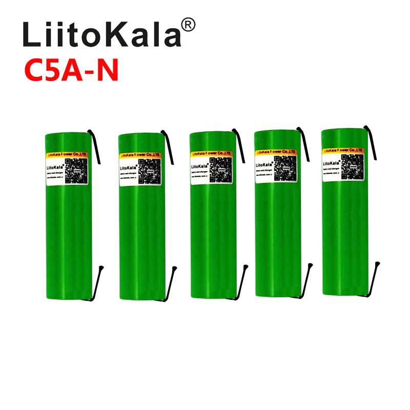Liitokala C5A-N Max 40A Puls 60A Original 3,6 V batterie 18650 wiederaufladbare VTC5A 2600mAh Hohe Ablauf 40A Batterie Image