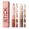 5 Color Pearlescent Eyeshadow Pen Eyeshadow Stick Eyeshadow Palette Ladies Pearlescent Pencil Pearlescent Eyeshadow Brightening