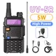 Hot Baofeng UV-5R 5W Ad Alta Potenza CB Walkie Talkie Portatile A Lungo Raggio 10km 128CH Dual Band VHF UHF FM uv5r Caccia Radio A Due Vie
