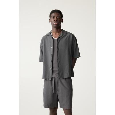 Linen Blend Short Sleeve Shirt