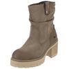 Stiefelette MUSTANG SHOES "Mustang Shoes Stiefelette Lederimitat", Damen, Gr. 41, erde, Lederimitat, casual, Schuhe