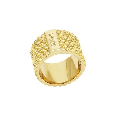 Fingerring JOOP "2039838/-39/-40" Gr. 58, gold (gelbgoldfarben), Fingerringe, Damen, 58, Edelstahl, 13,5mm Image