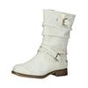 Stiefel MUSTANG SHOES "Mustang Shoes Stiefel Lederimitat", Damen, Gr. 40, grau (ice), Lederimitat, casual, Schuhe