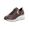 Sneaker REMONTE "Remonte Sneaker Glattleder", Damen, Gr. 39, braun (braun, gold), Glattleder, casual, Schuhe
