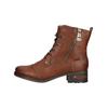 Schnürstiefelette MUSTANG SHOES "Mustang Shoes Stiefelette Lederimitat", Damen, Gr. 41, braun, Lederimitat, casual, Schuhe