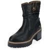 Stiefelette MUSTANG SHOES "Mustang Shoes Stiefelette Lederimitat", Damen, Gr. 38, schwarz, Lederimitat, casual, Schuhe