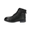 Schnürstiefelette PANTOFOLA D´ORO "Pantofola d'Oro Stiefelette Leder", Gr. 45, schwarz, Leder, casual, Schuhe