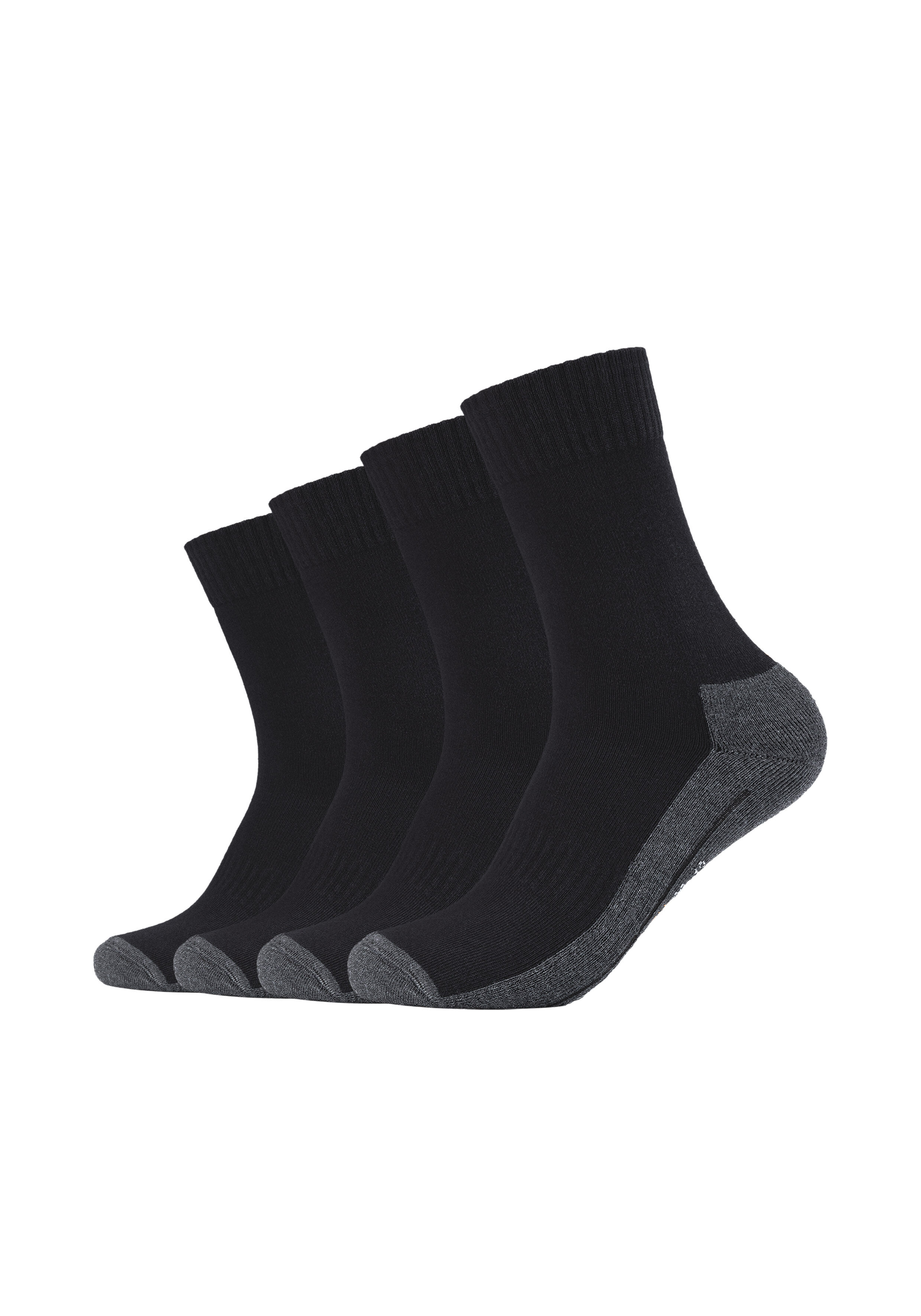 Sportsocken CAMANO "function", Damen, Gr. 47-49, schwarz, Materialmix, uni und meliert, normal, Socken, mit feuchtigkeitsregulierendem Material Image