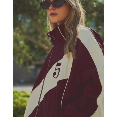 Bershka Sports Jacket Women L Red