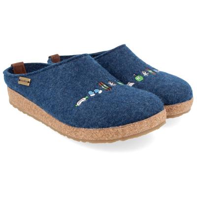 Haflinger - Grizzly Pistenglück - Hausschuhe 37 | EU 37 blau Image