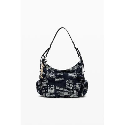 Medium newspaper shoulder bag