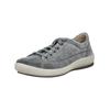 Schnürschuh LEGERO "Legero Halbschuhe Veloursleder", Damen, Gr. 37, grau, Veloursleder, casual, Schuhe