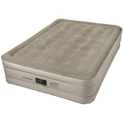 Insta-Bed 18in Matress w/ Internal AC Pump and Plush Top French Grey Queen 8402318