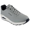 Sneaker SKECHERS "Uno - Stand on Air", Herren, Gr. 44, grün (oliv), Lederimitat, sportlich, Schuhe, Freizeitschuh, Halbschuh, Schnürschuh mit Air-Cooled Memory Foam, Topseller