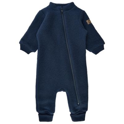 Mikk-Line - Kid's Wool Suit with Rib - Overall Gr 86 blau