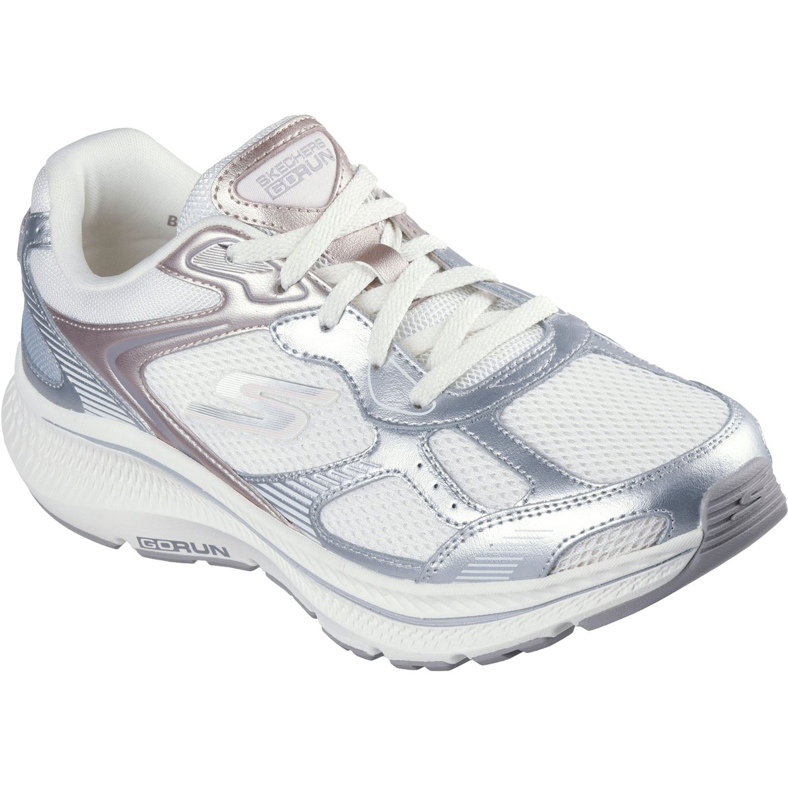 Skechers GO RUN Consistent 2.0 Volt Damen Sneaker Aus Weißem Leder