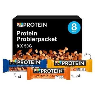 BE-KIND 8er-Pack Proteinriegel »Protein Probierpaket« 50 g Image