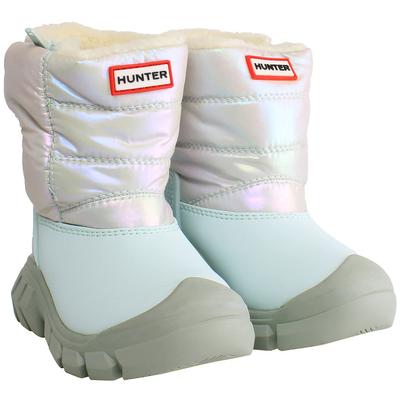 Hunter Intrepid Nebula Blaue Schneestiefel für Kinder Image