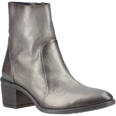 Hush Puppies Winona Damen Stiefel aus Leder in Zinnfarben Image