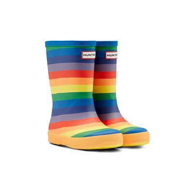 Hunter First Rainbow Print Gummistiefel Für Kinder Unisex Bunt Image