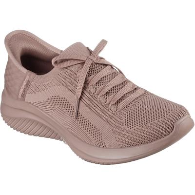 Skechers Ultra Flex 3.0 Pure Color Dunkelbraune Damensneaker Aus Textil Image