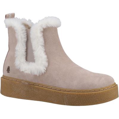 Hush Puppies Bella Damen Chelsea Stiefeletten in Nude aus Wildleder Image
