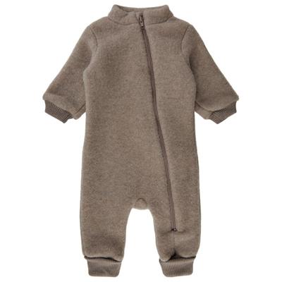 Mikk-Line - Kid's Wool Suit with Rib - Overall Gr 68 braun Image