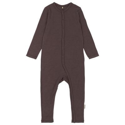 Mikk-Line - Kid's Wool/Bamboo L/S Suit - Overall Gr 80 braun Image